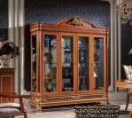 Jual Lemari Hias Jati New Classic Display Cabinet