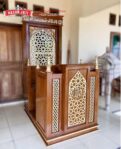 Mimbar Masjid Jati Jepara Model Terbaru